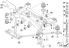 балка заднего моста