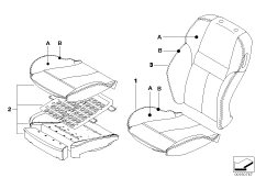 Инд. обивка спортивного сиденья Пд