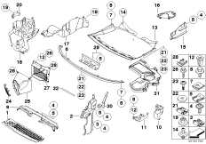 Экран моторного отсека/воздуховода