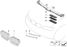 Наружные накладки / декоративные решетки