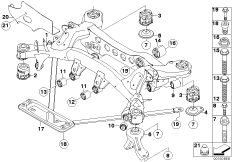 балка заднего моста