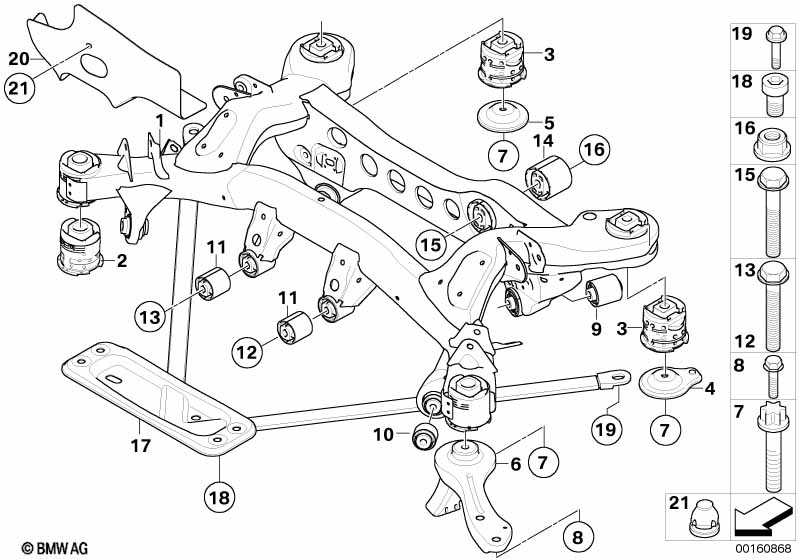 балка заднего моста