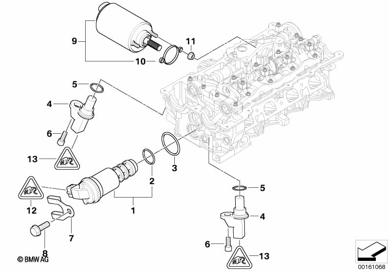 Головка бл.цил. - дополнит.эл.элементы