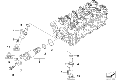 Головка бл.цил. - дополнит.эл.элементы