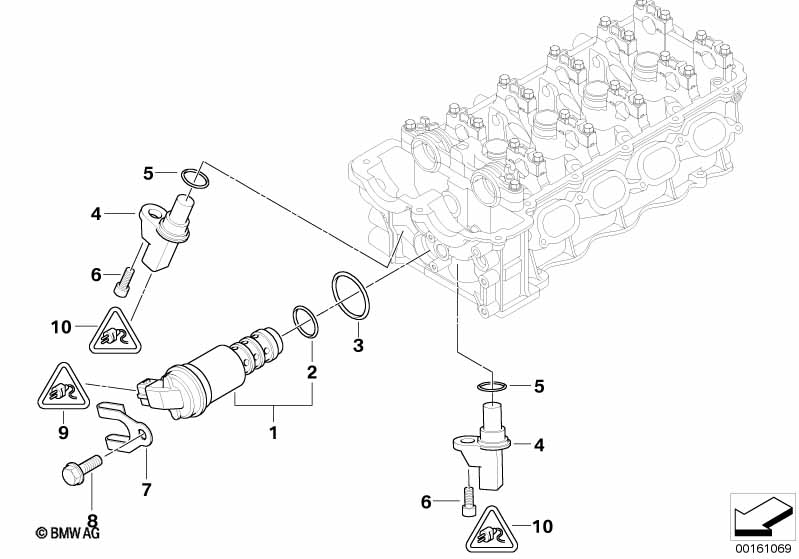 Головка бл.цил. - дополнит.эл.элементы