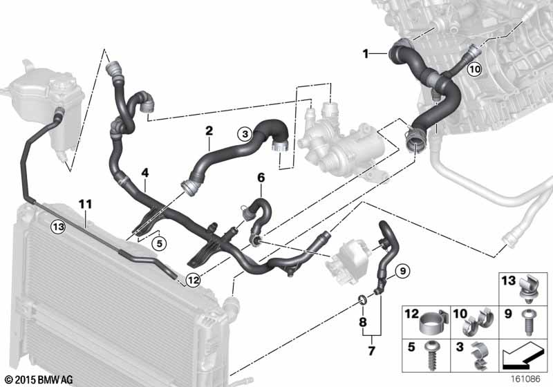Шланг системы охлаждения