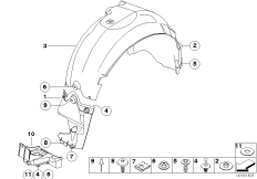 Облицовка задней колесной ниши