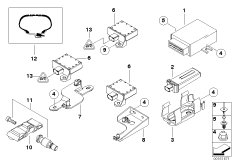 ЭБУ сист.контроля давления в шинах (RDC)