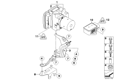 Гидроагрегат DSC/ЭБУ/кронштейн