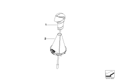 Рыч.селект. с чехлом/John Cooper Works