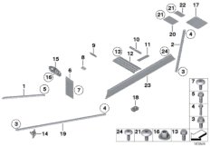 Различные детали кузова