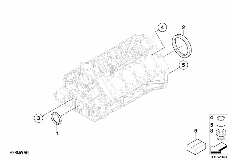 Блок цилиндров/дополнительные элементы