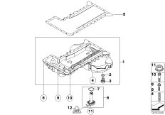 Масляный картер/маслоизмерит.приспособл.