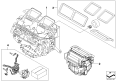 Детали корпуса отоп./кондиционера Denso
