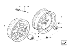 дисковое колесо легкосплавное