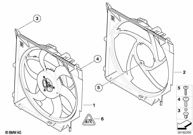 Кожух вентилятора-дополнительн.элементы