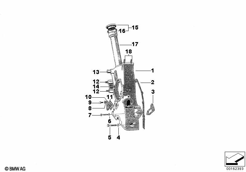 Корпус блока ГРМ