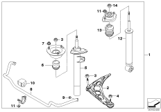 К-кт доосн. ход.частью Performance