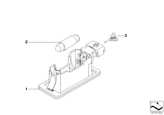 Фонарь подсветки номерного знака