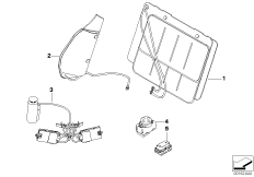 Поясничная опора переднего сиденья
