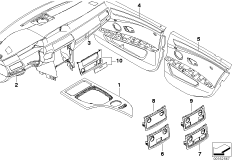 Инд.отделка деревом Pianolack черн.