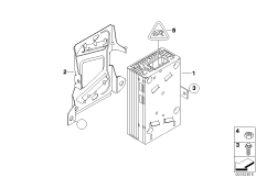 Усилитель системы HiFi/ кронштейн