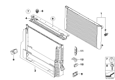 Элементы крепл.радиатора водян.охлажд.