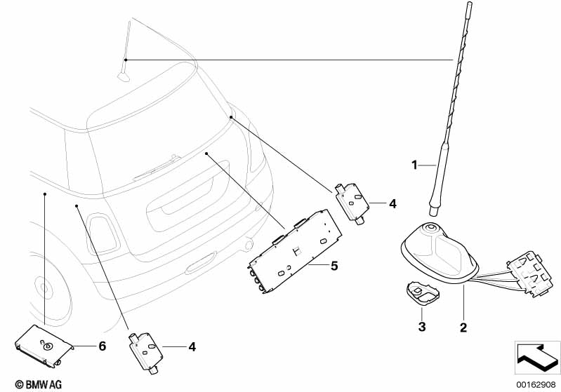 Roof antenna