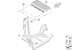 Усилитель системы HiFi/ кронштейн