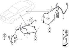 Жгуты проводов двери