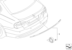 задний спойлер M