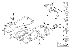 Облицовка днища кузова