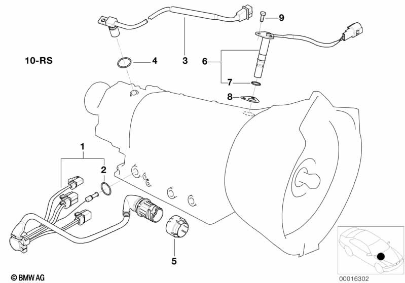 A5S300J импульсный датчик/жгут проводов