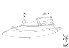 Фонарь указателя поворота Пд