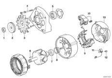 Детали генератора на 80 А