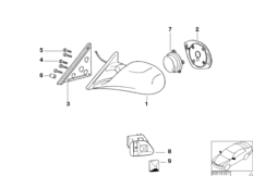 Наружное зеркало M