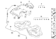 Расширительный бачок/фильтр с акт.углем
