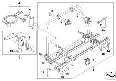 Задний кронштейн ЕЭК