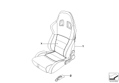 Спортивное сиденье John Cooper Works