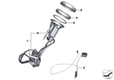 Топливный насос/датчик уровня наполнения