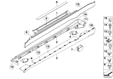 Накладка порог / арка колеса