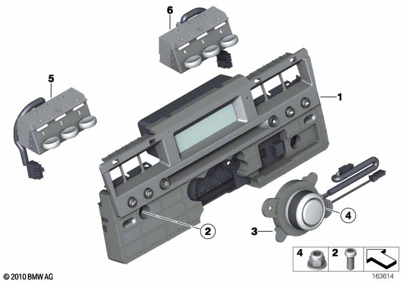 Панель управления аудиосистемой