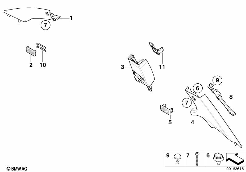 Облицовка Пд / Ср / Зд стойки