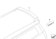 Спойлер на крыше
