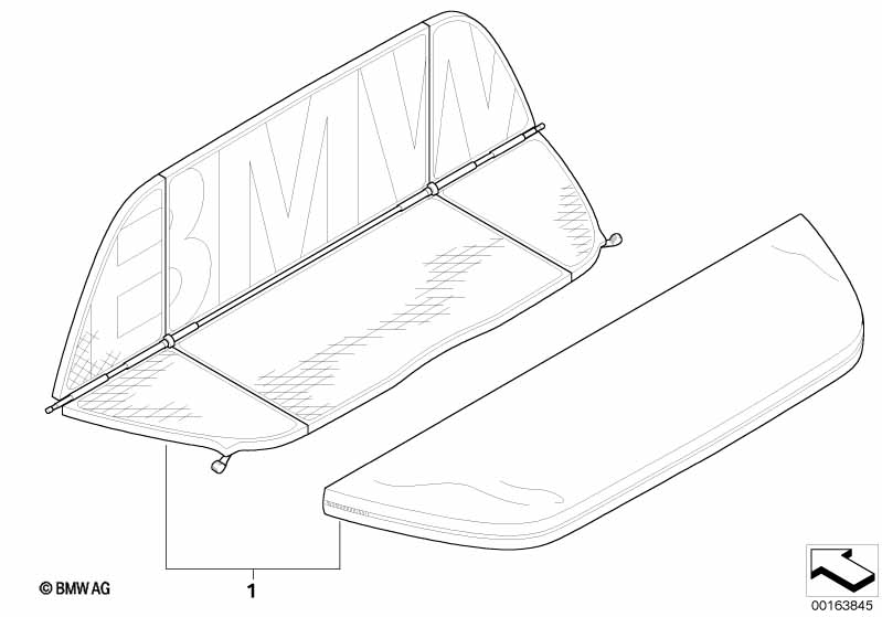 Ветрозащитный козырек