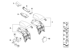 Доосн.подлокотником в центр.консоли