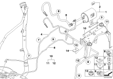 Фильтр с акт.углем/вентил.с.подачи топл.