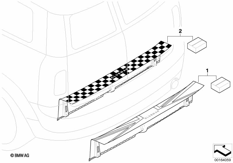 Накладка борта погрузочного пола