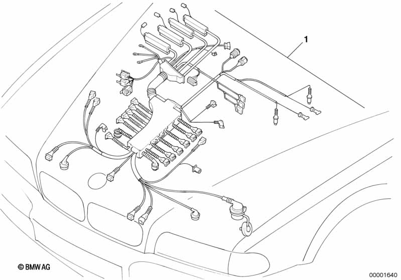 жгут проводов двигателя