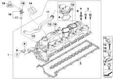 Крышка головки блока цилиндров